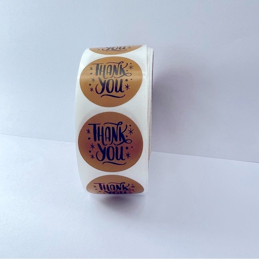 Thank you stickers for poshmark sellers | shipping supplies 1 in round NWT - Picture 5 of 5